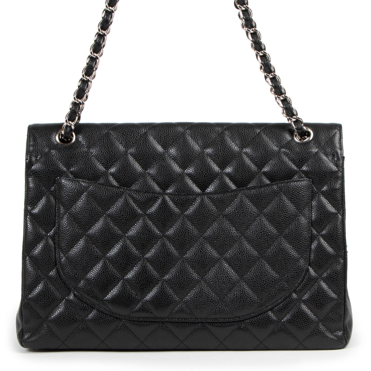 Chanel Black Classic Flap Bag Maxi