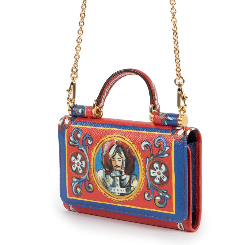 Dolce & Gabbana Mini Sicily Von Wallet With Chain