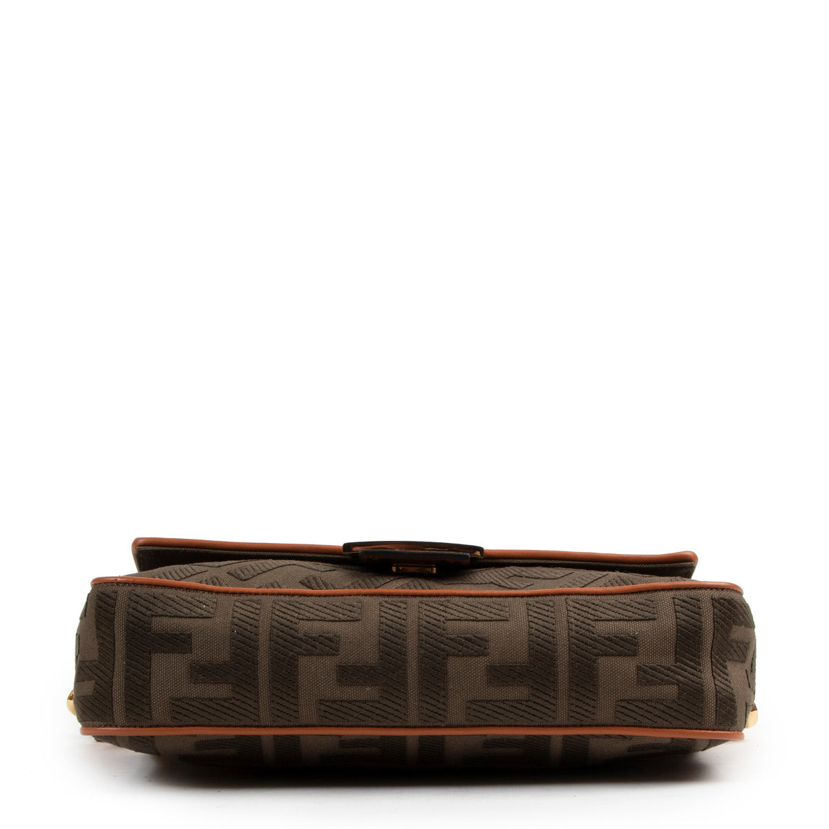 Fendi Green Baguette Canvas