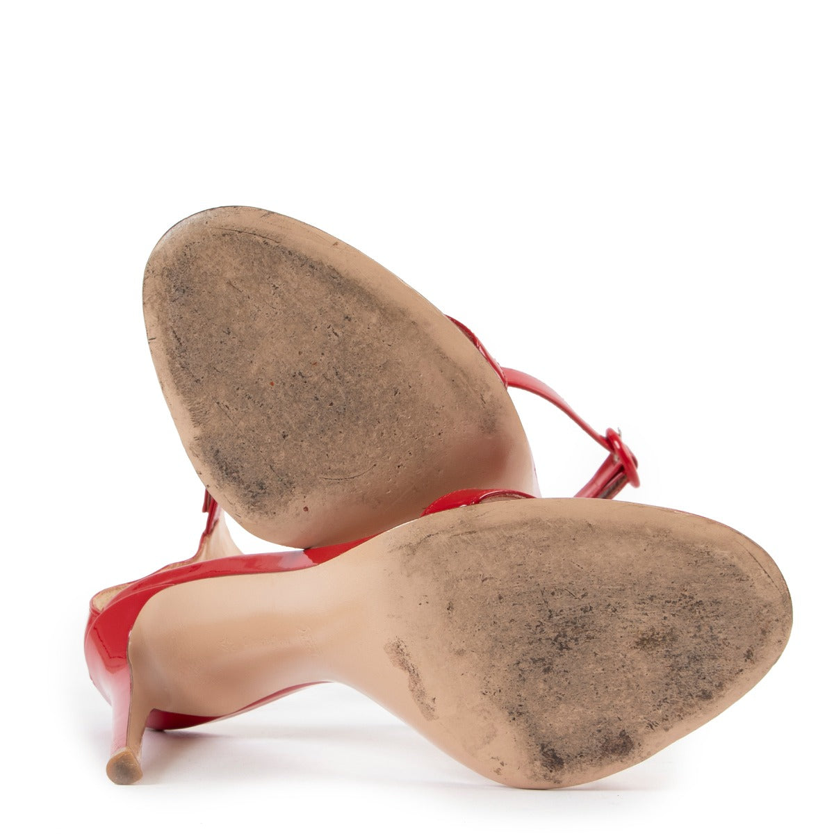 Gianvito Rossi Red Sandals- Size 39,5