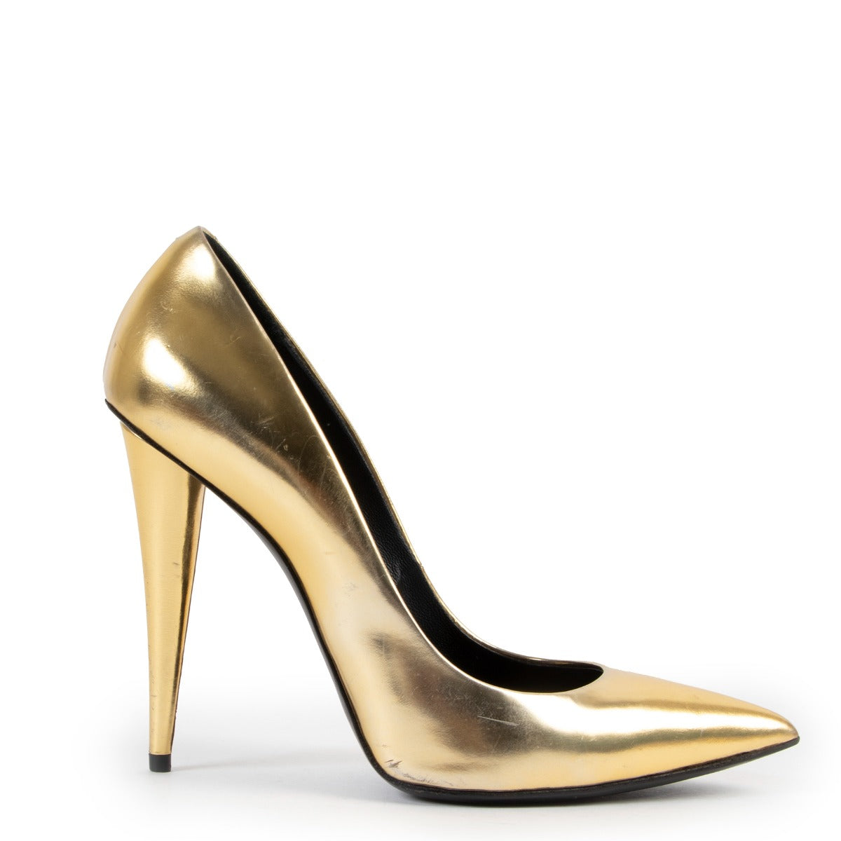 Guiseppe Zanotti gold heels