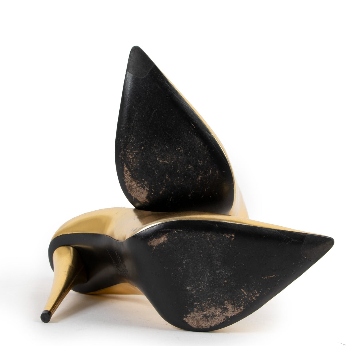 Guiseppe Zanotti gold pumps in good condition.