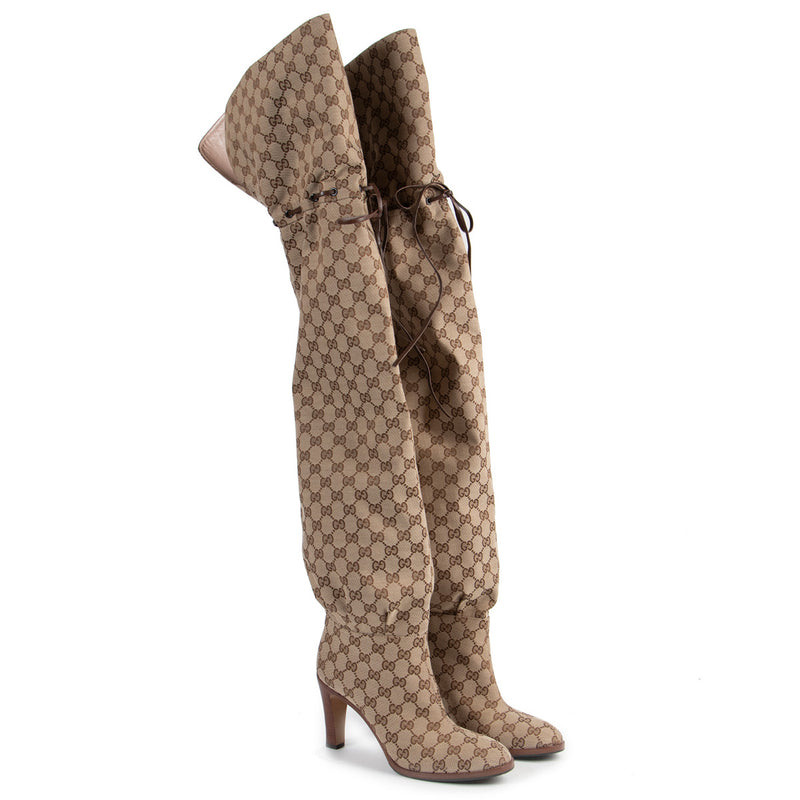 Gucci Monogram Boots
