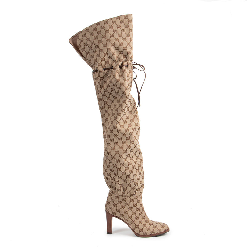 Gucci Monogram Boots