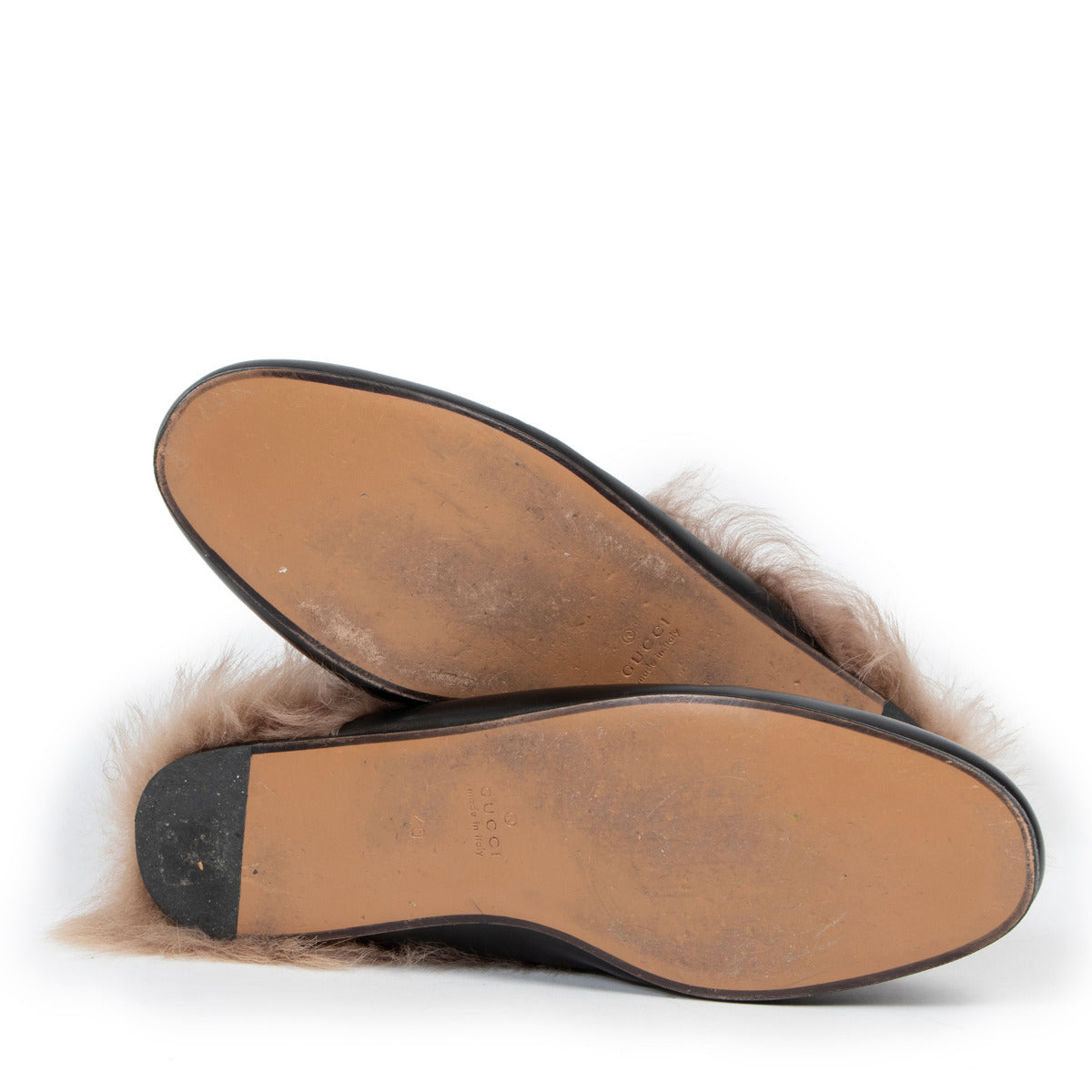 Gucci Zwarte Princetown Bontloafers