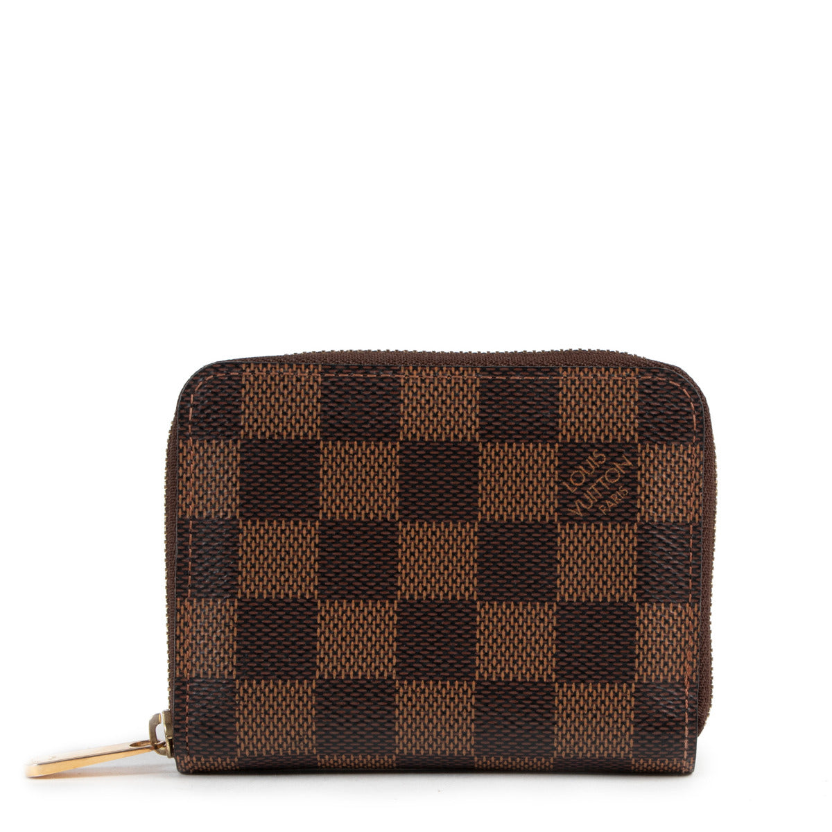 Louis Vuitton Damier Ebene Zippy Coin Purse Wallet