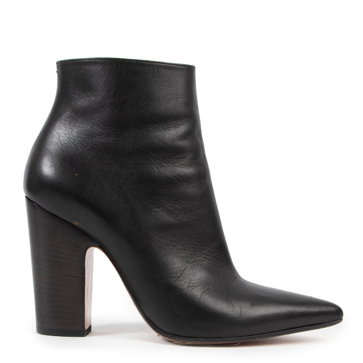 Maison Martin Margiela Zwarte Enkellaarsjes - maat 37
