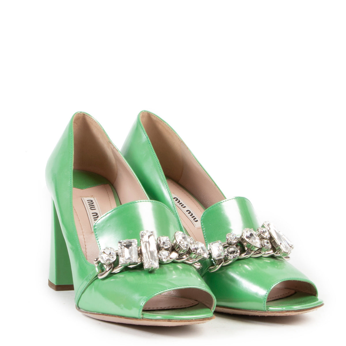 Miu Miu Green Pumps