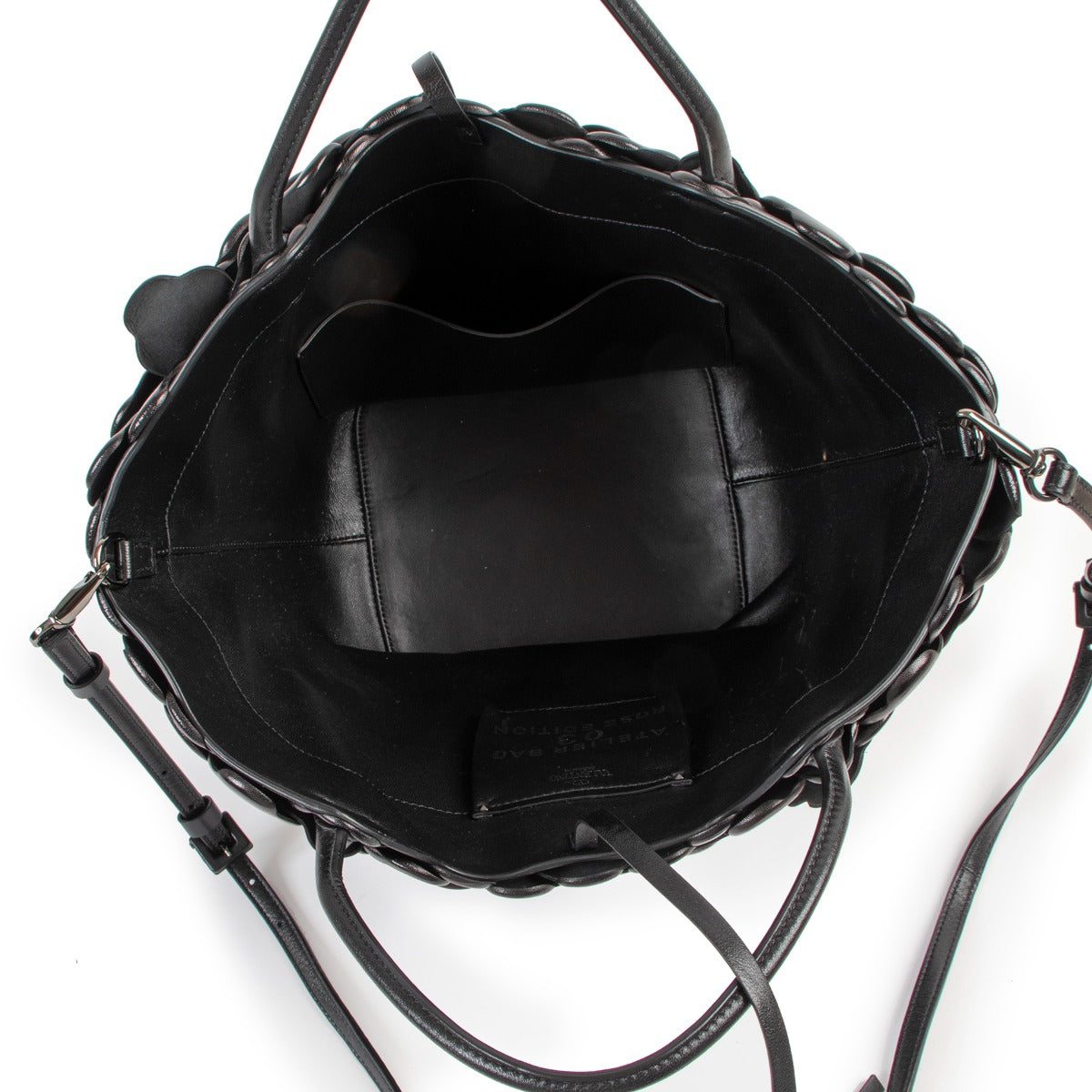 shop authentic second hand luxury high end designer Valentino Garavani 03 Rose Edition Atelier Bucket Bag at Labellov