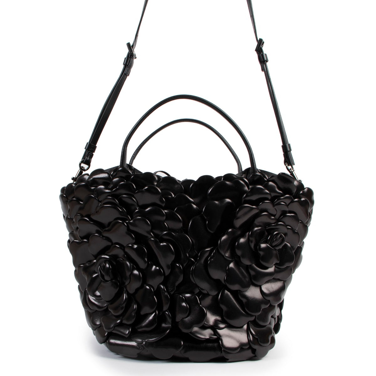 shop authentic second hand luxury high end designer Valentino Garavani 03 Rose Edition Atelier Bucket Bag at Labellov