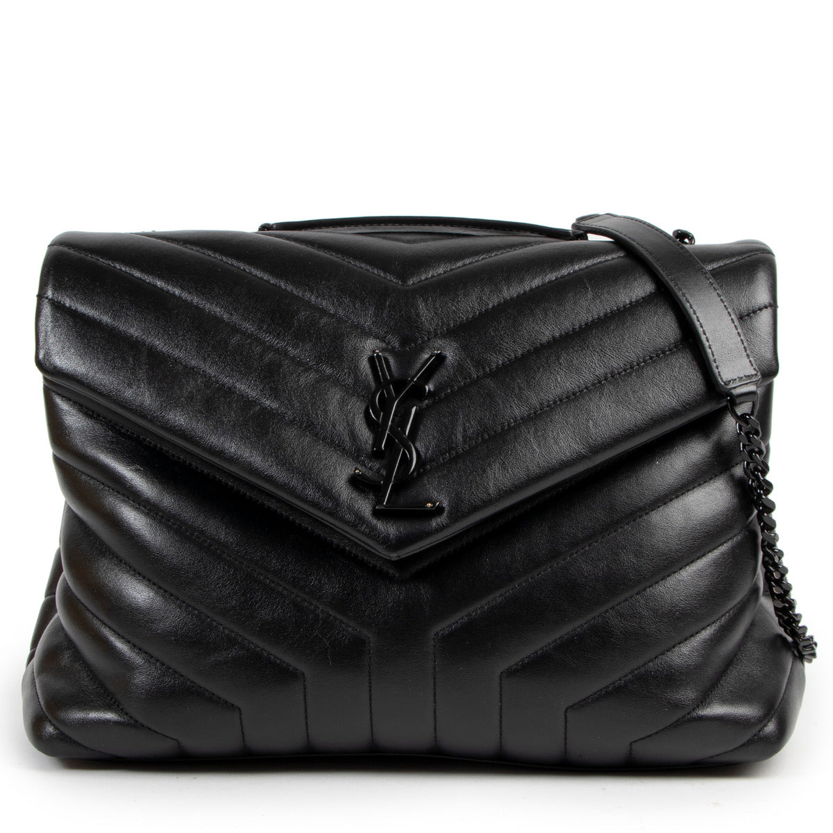 Saint Laurent So Black Loulou Medium Tas