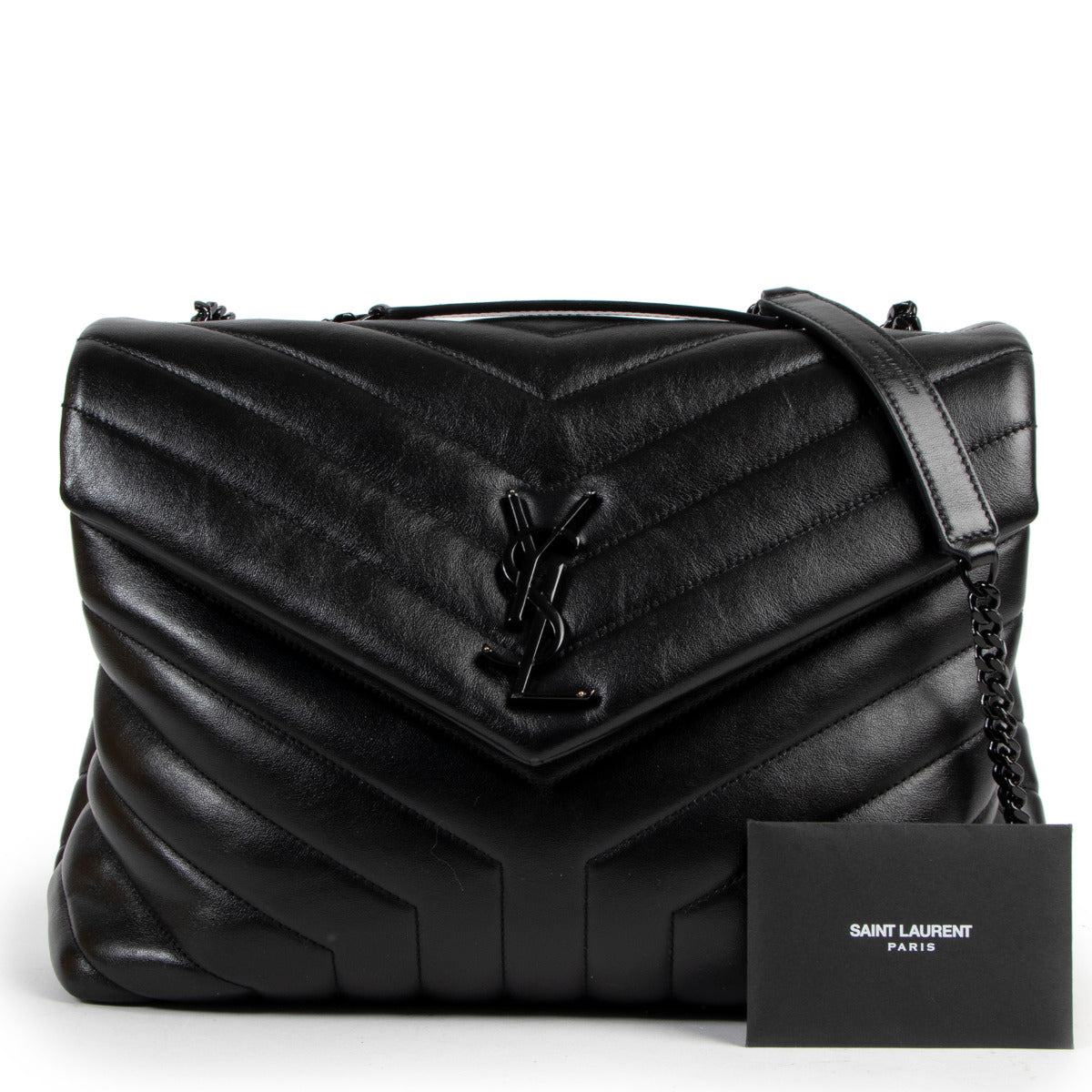 Saint Laurent So Black Loulou Medium Tas