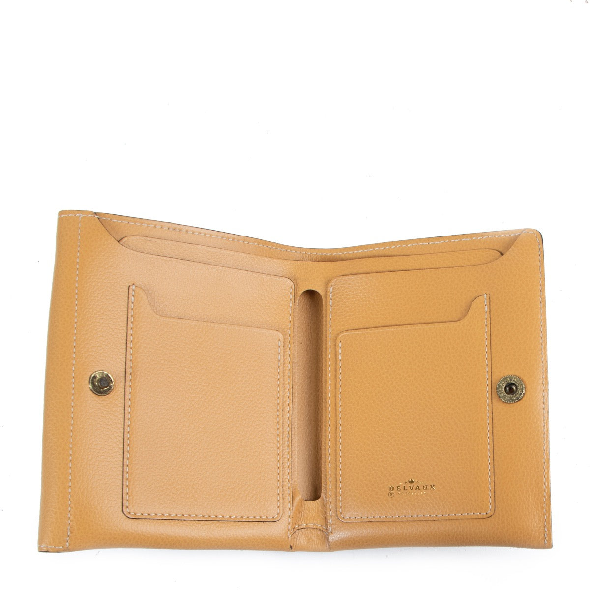 Delvaux wallet mustard yellow for the best price