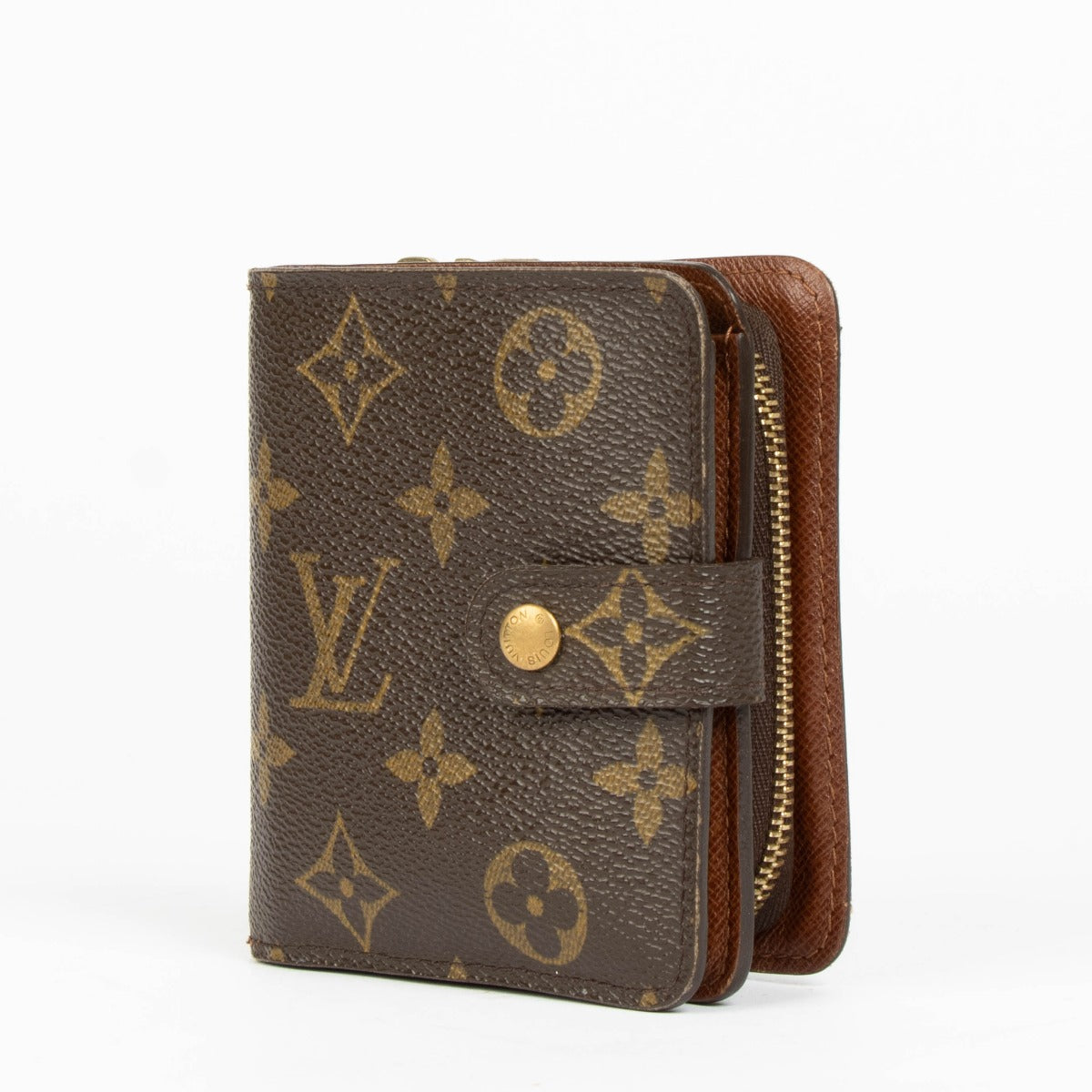 Portefeuille compact Louis Vuitton Monogram