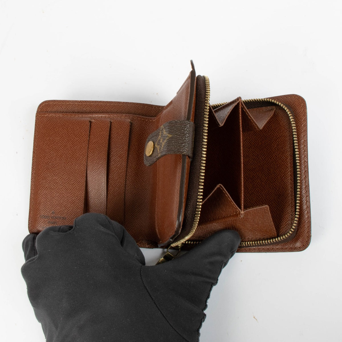 Portefeuille compact Louis Vuitton Monogram