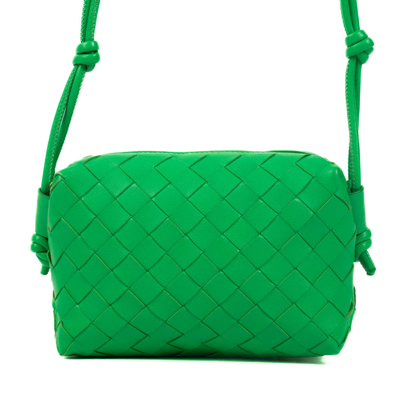Bottega Veneta Parakeet Mini Loop Crossbody Bag