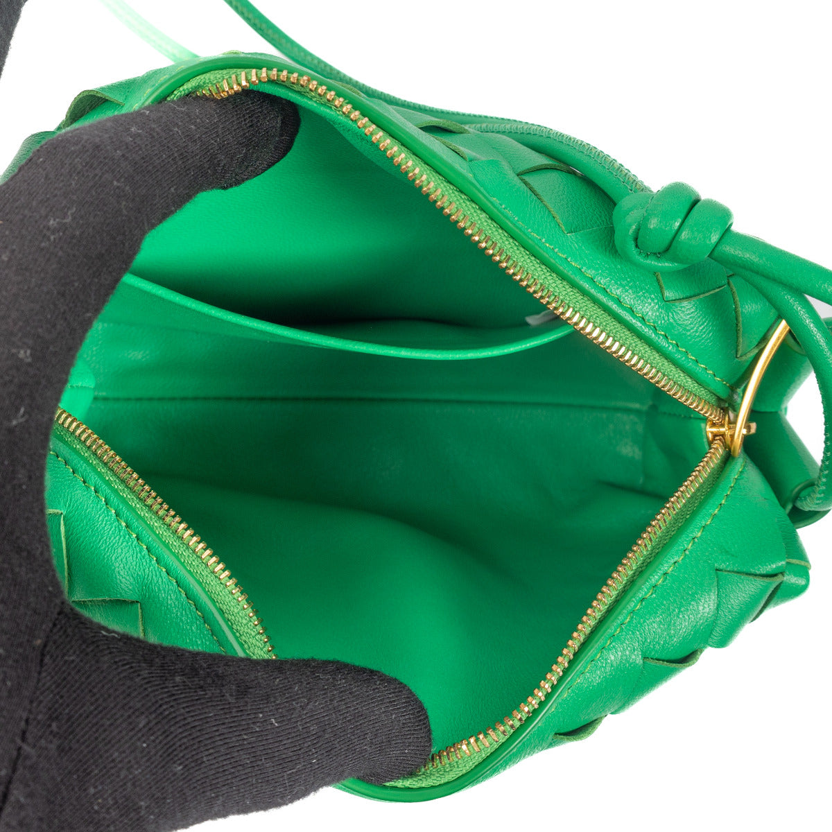 Bottega Veneta Parakeet Mini Loop Crossbody Bag