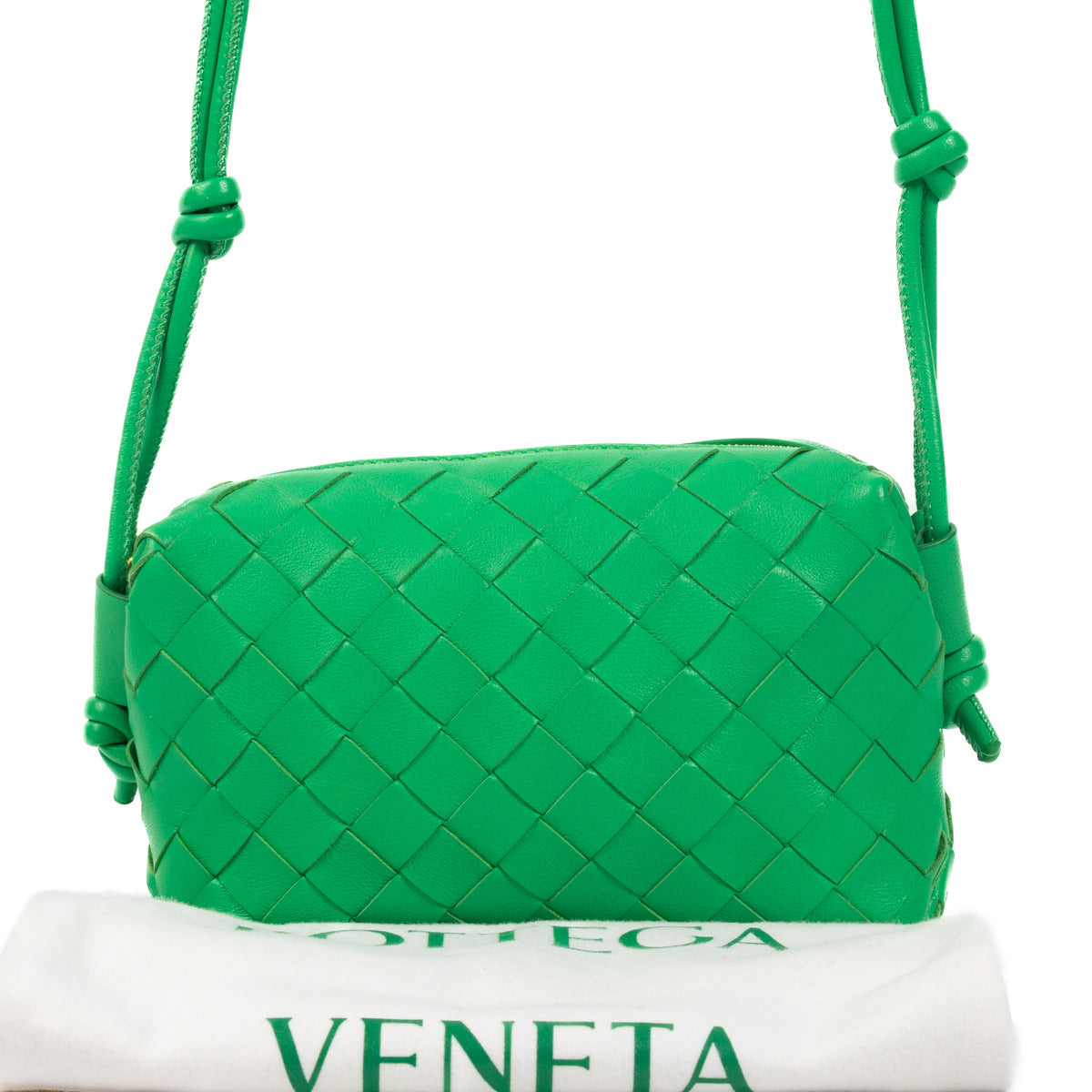 Bottega Veneta Parakeet Mini Loop Crossbody Bag