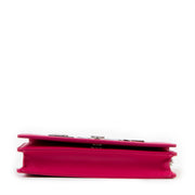Christian Dior Diorama Pink Patch Embellished Wallet On Chain Bag