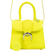 Delvaux Neon Yellow Mini Brillant + Strap