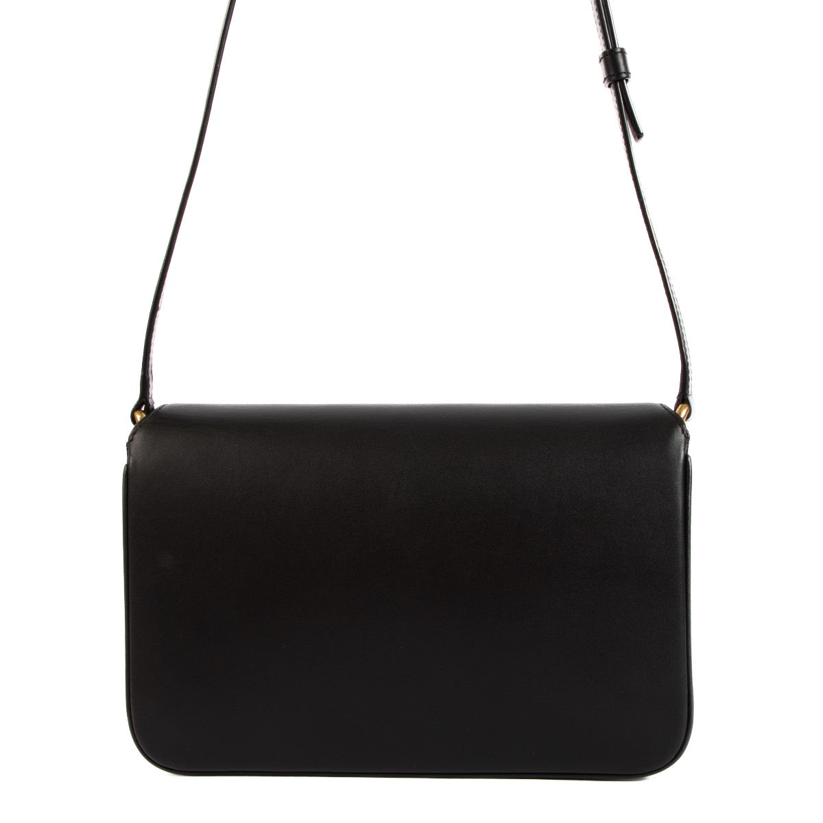 authentic second hand Saint Laurent Black Le Maillon Leather Satchel on Labellov.com