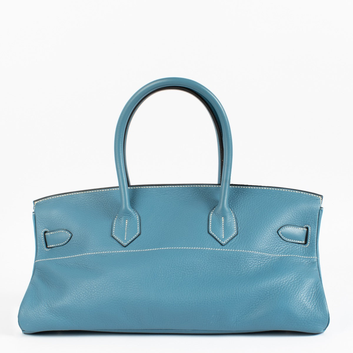 Hermès JPG Shoulder Birkin 42 Bleu Jean Clemence PHW