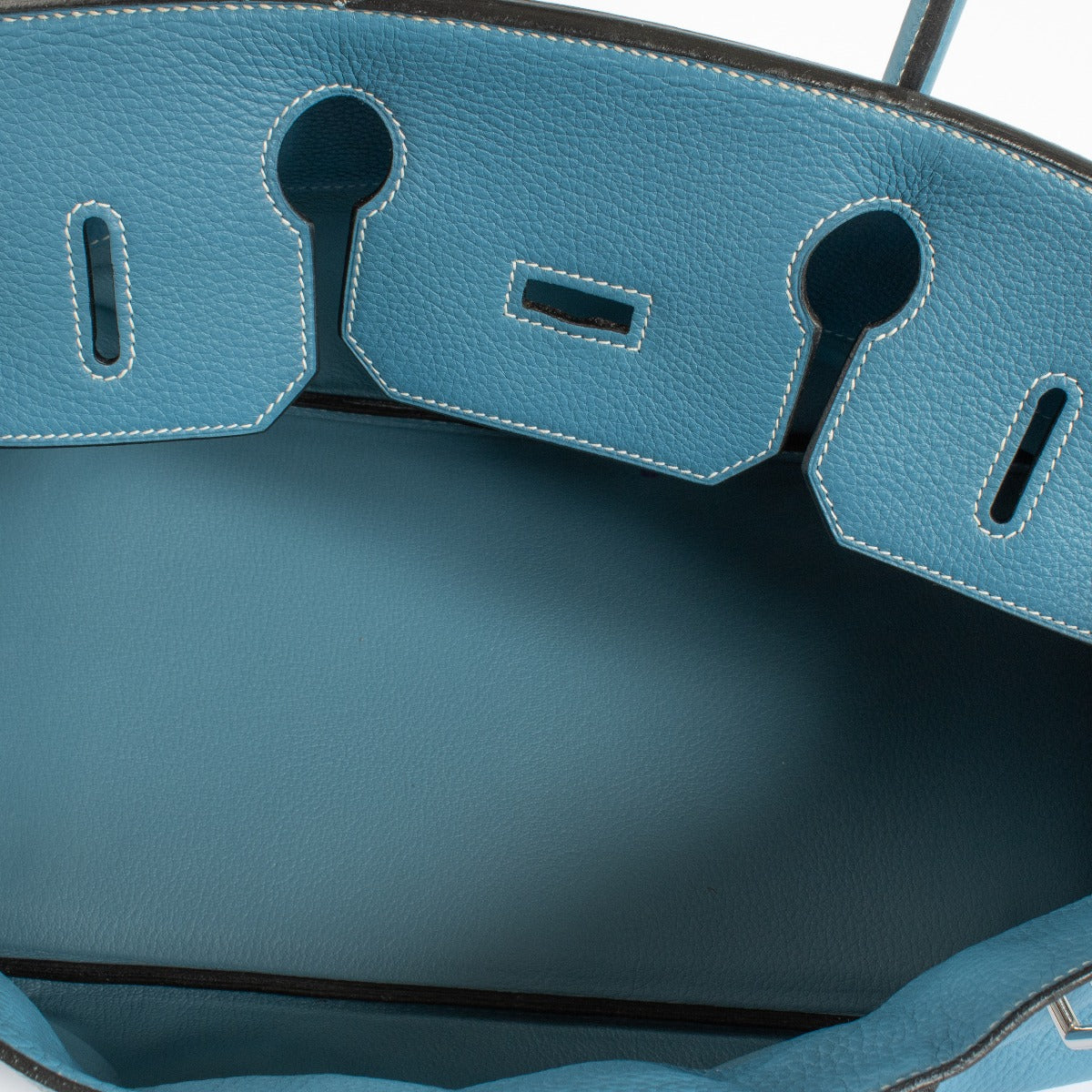 Hermès JPG Shoulder Birkin 42 Bleu Jean Clemence PHW