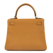 Hermès 2020 Kelly 28 Caramel Evercolor PHW