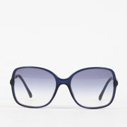 Shop safe online at Labellov in Antwerp, Brussels and Knokke these 100% authentic second hand Chanel Blue acetate Sunglasses