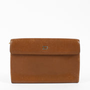 Authentic second Delvaux Cognac Loto Wallet on Labellov.com