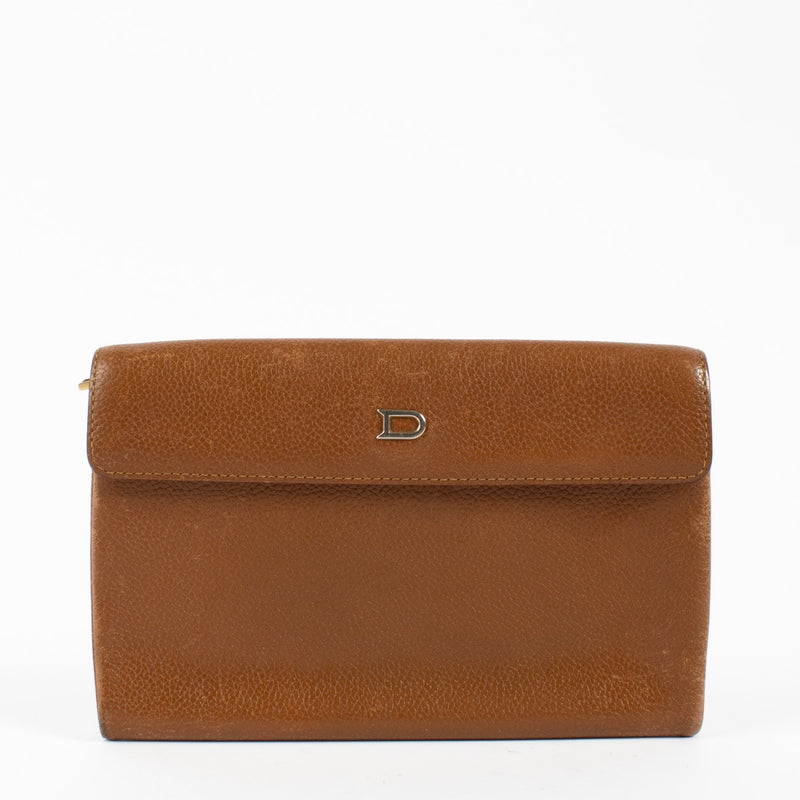 Authentic second Delvaux Cognac Loto Wallet on Labellov.com