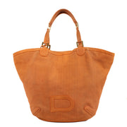 Buy authentic second hand Delvaux Orange Perforated Louise Cabas at Labellov.com