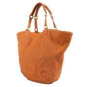 Buy authentic second hand Delvaux Orange Perforated Louise Cabas at Labellov.com
