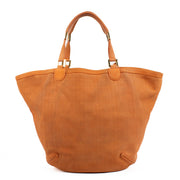 Buy authentic second hand Delvaux Orange Perforated Louise Cabas at Labellov.com