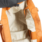 Buy authentic second hand Delvaux Orange Perforated Louise Cabas at Labellov.com