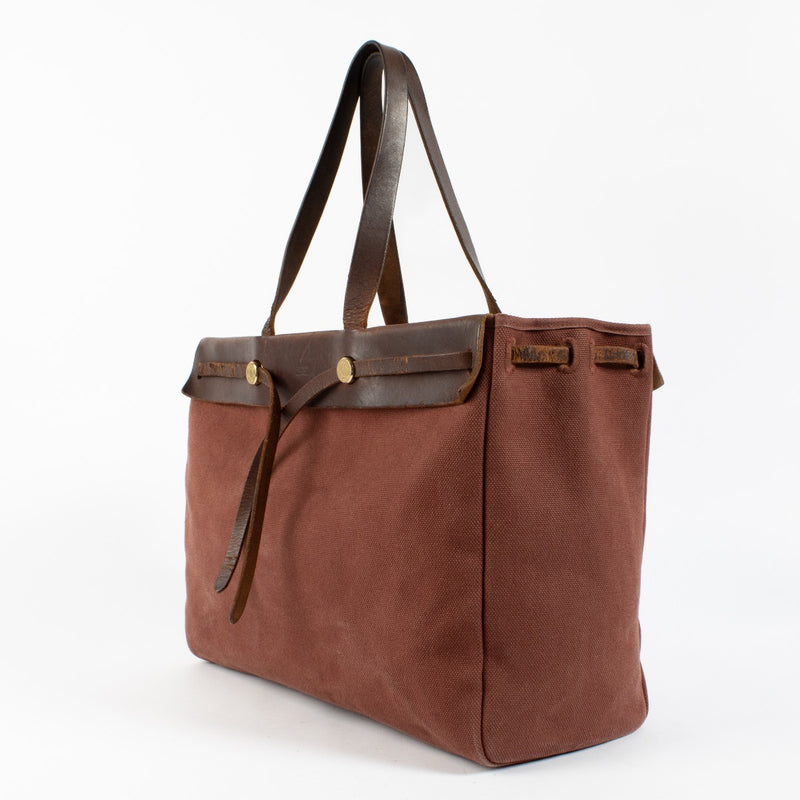 Shop 100% authentic second hand Hermès Herbag Cabas MM on Labellov.com