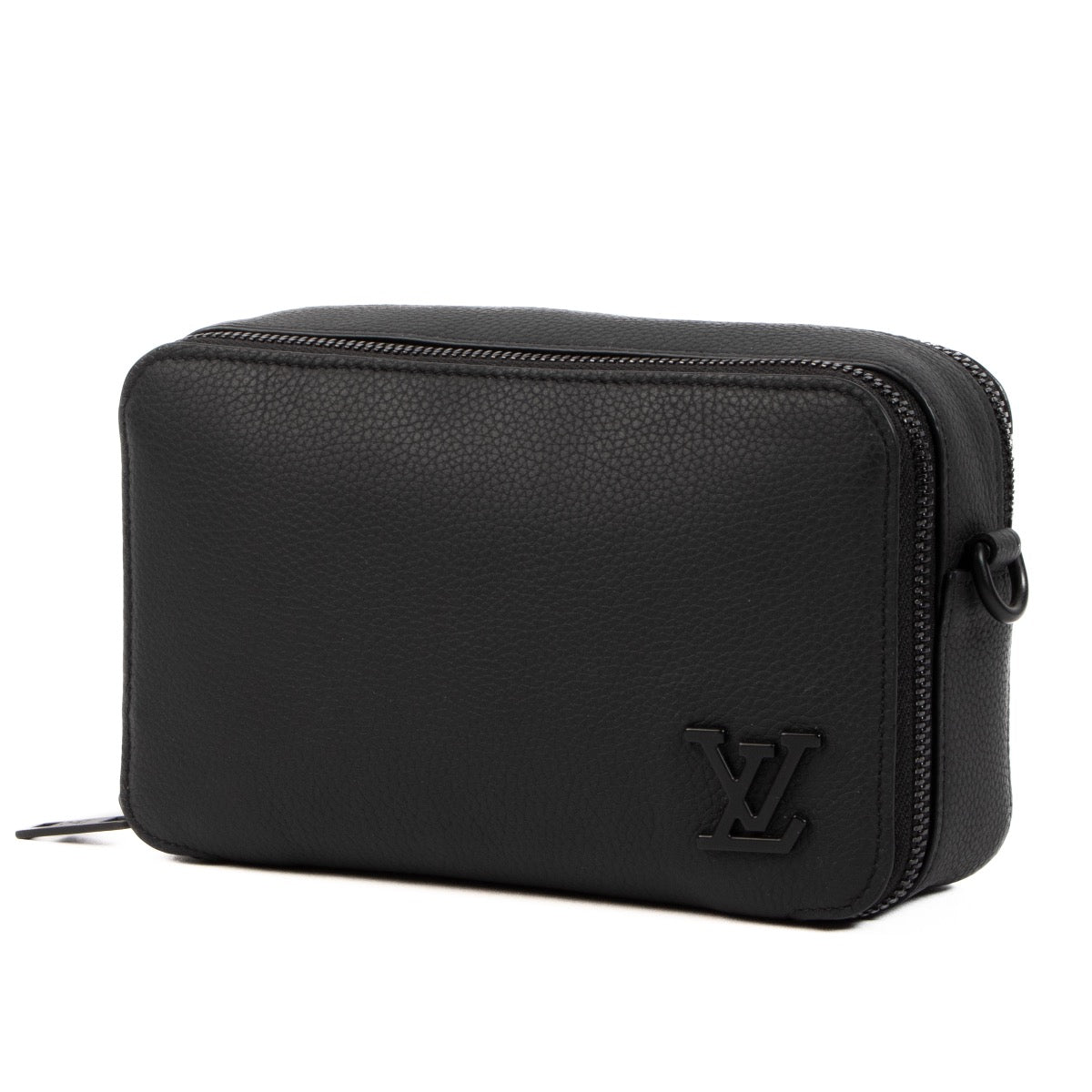 Shop safe online at Labellov this 100% authentic second hand Louis Vuitton Black Wearable Wallet crossbody