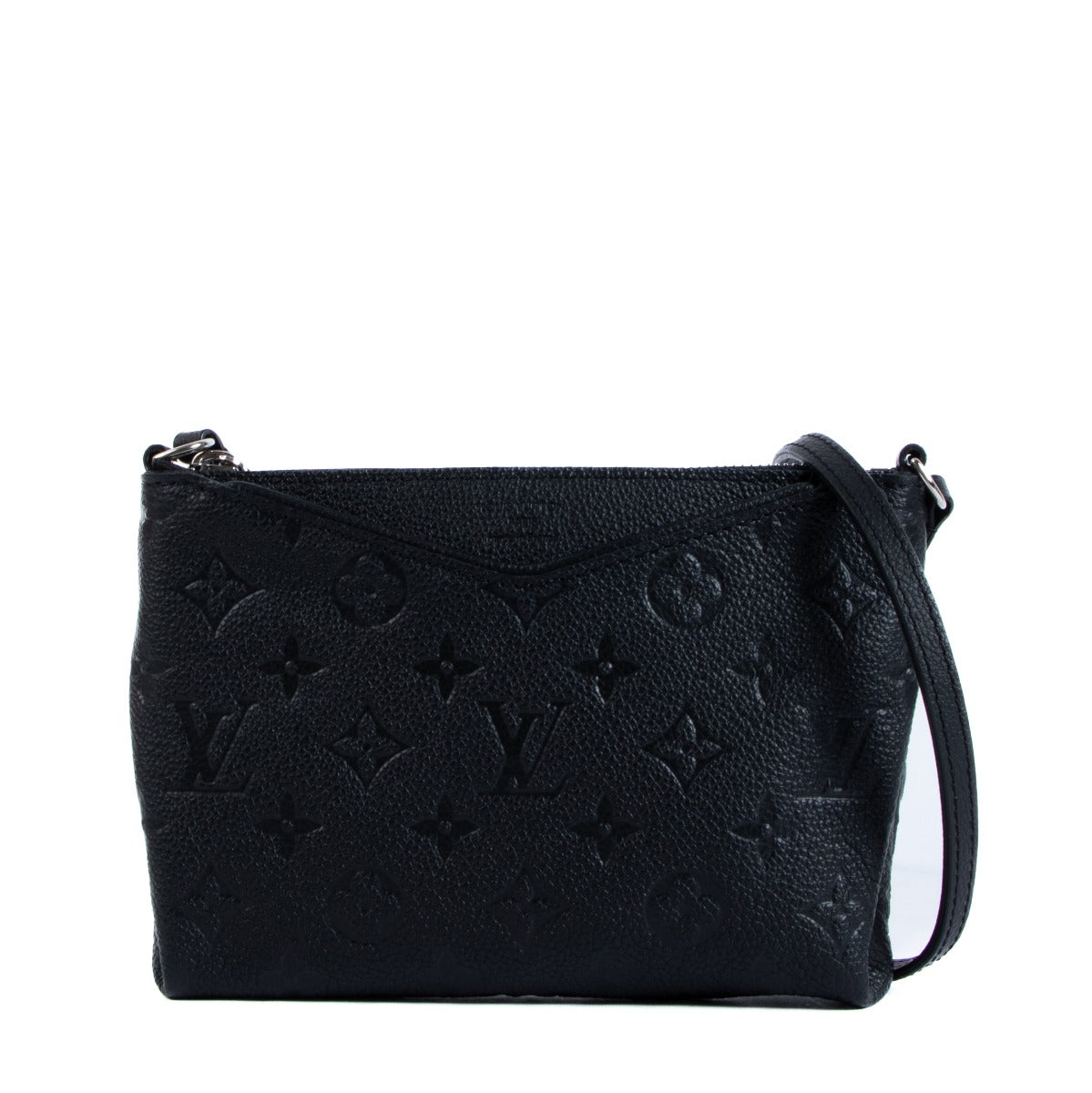 Louis Vuitton Pallas Clutch Black Monogram Empreinte