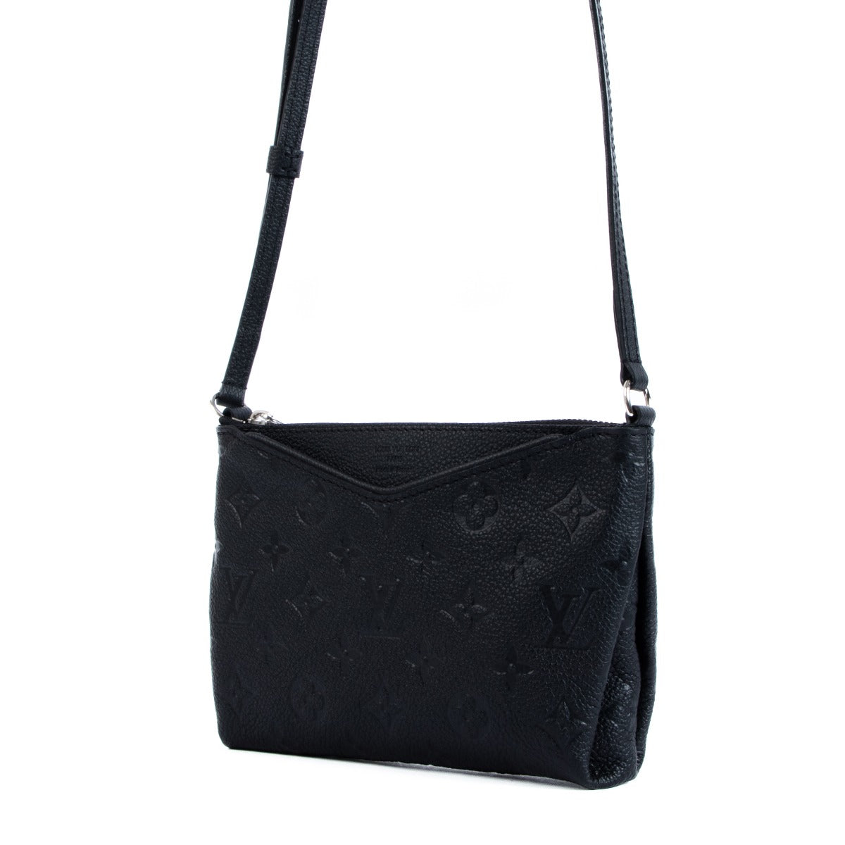 Louis Vuitton Pallas Clutch Black Monogram Empreinte