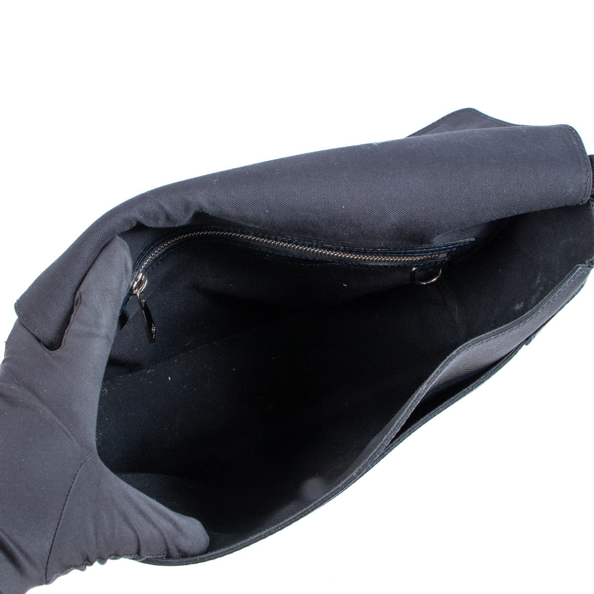 Louis Vuitton Midnight Blue Boreal Taiga Leather Roman MM Messenger Bag for the best price