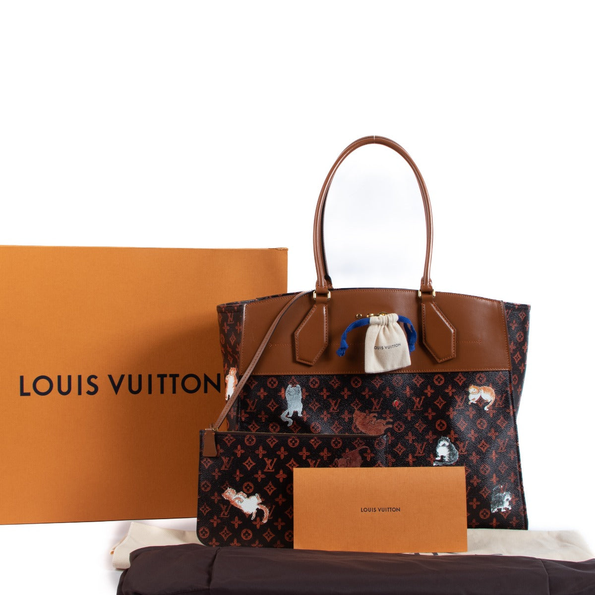Louis Vuitton x Grace Coddington City Steamer Cabas XXL Bag