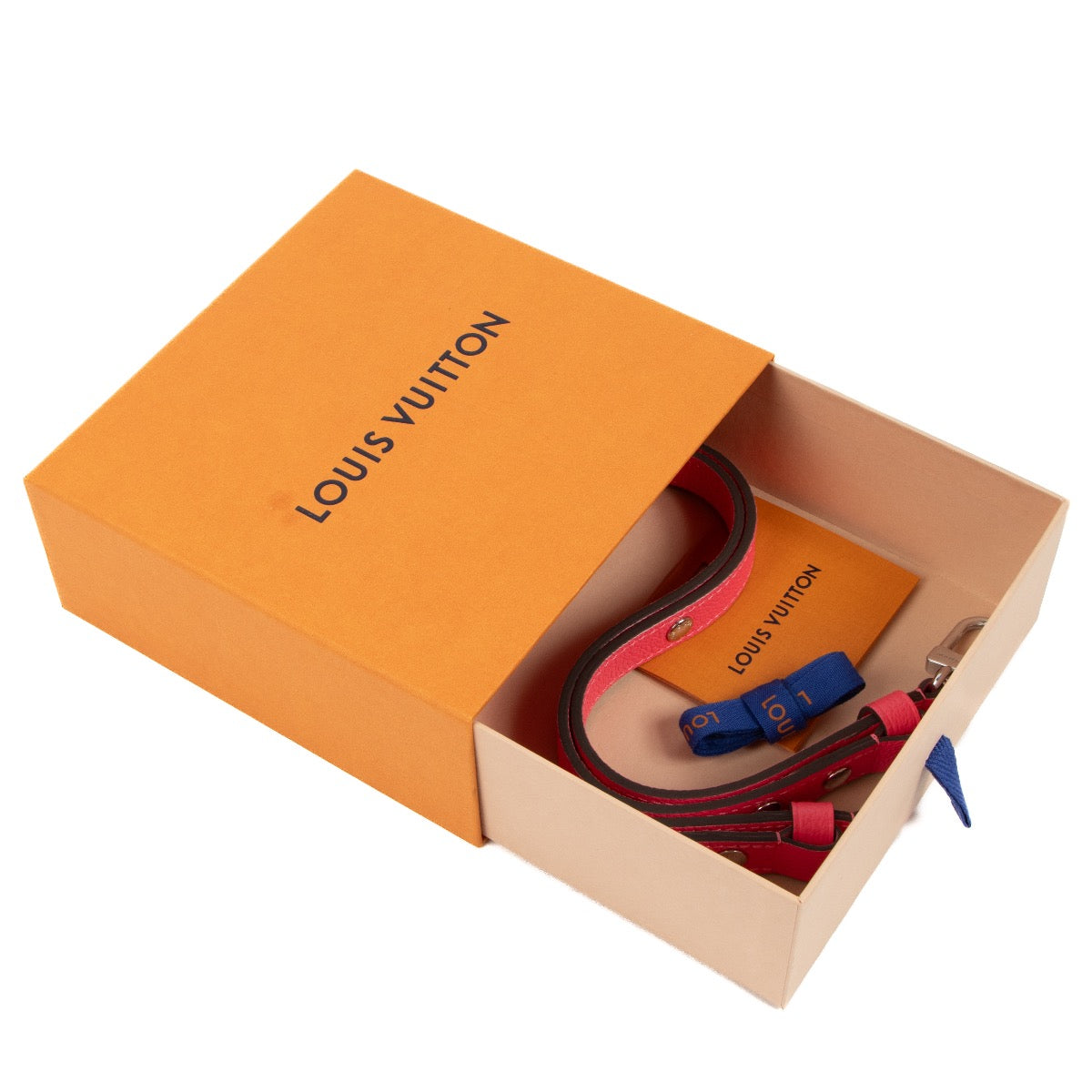 Shop 100% authentic second-hand Louis Vuitton Pink Leather Strap on Labellov.com