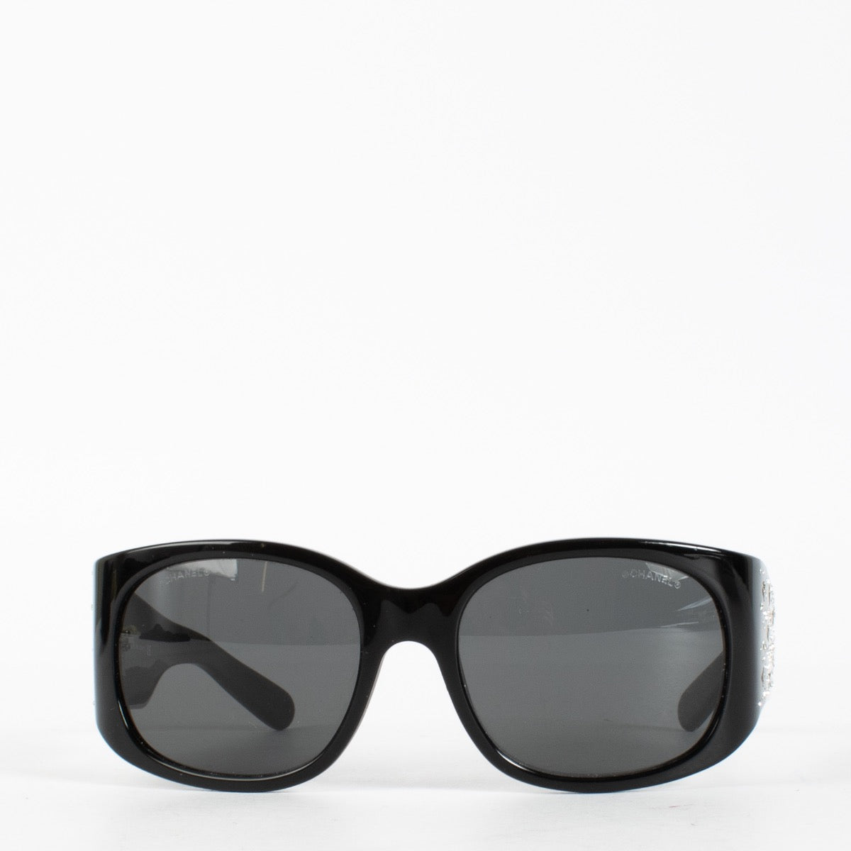 Authentic preloved Chanel Black Crystal Sunglasses on Labellov.com