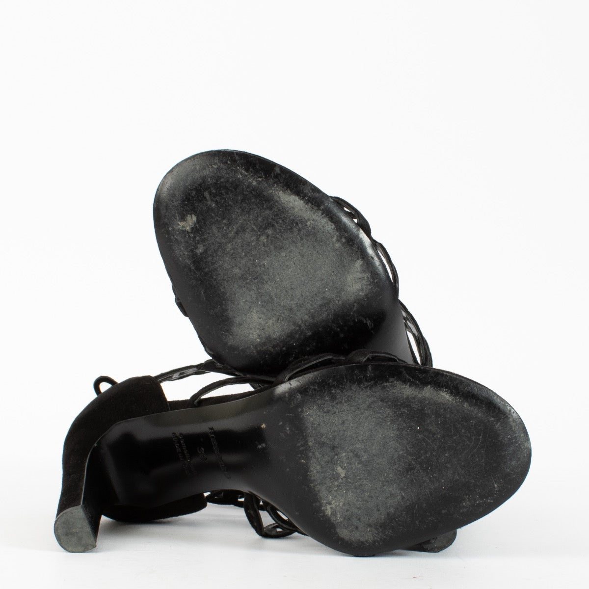 Authentic pre-loved Hermès Black Naide Sandals — Size 39 on Labellov.com