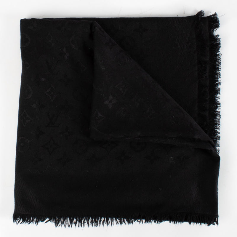 shop 100% authentic second hand Louis Vuitton Black Monogram Classic Shawl on Labellov.com