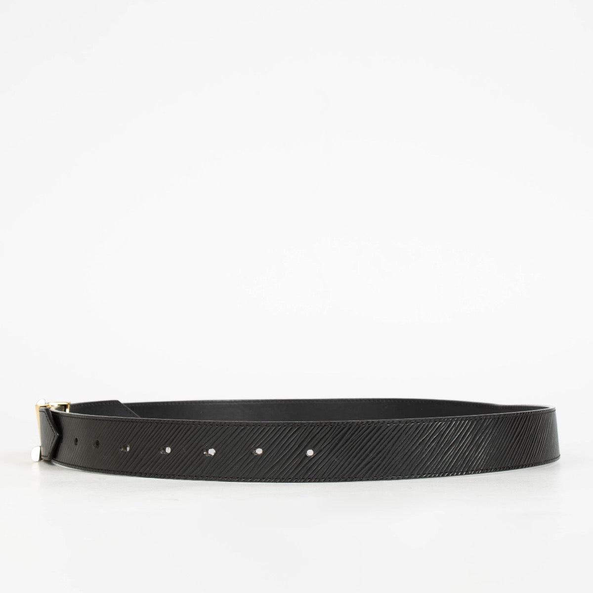 Authentic pre-loved Louis Vuitton Black Epi Twist 30mm Belt on Labellov.com