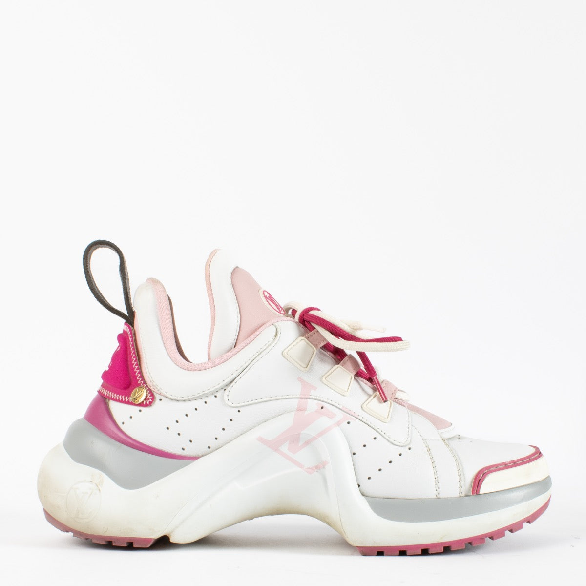 shop 100% authentic second hand Louis Vuitton Pink Archlight Trainers - Size 38 on Labellov.com