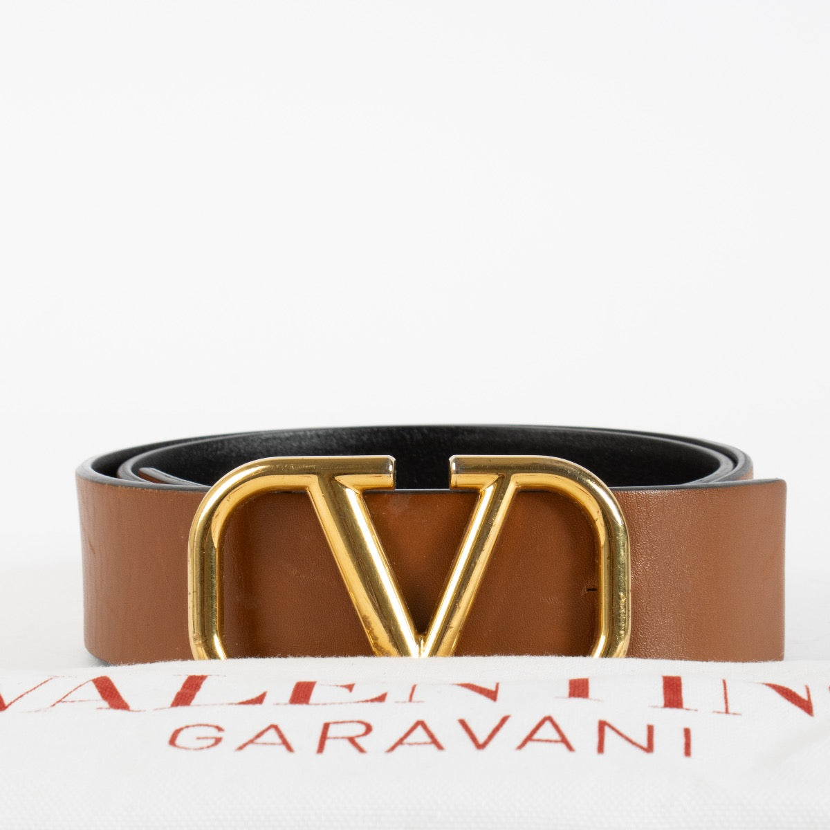 Valentino Garavani Omkeerbare Vlogo Signature Riem 40mm - Maat 85