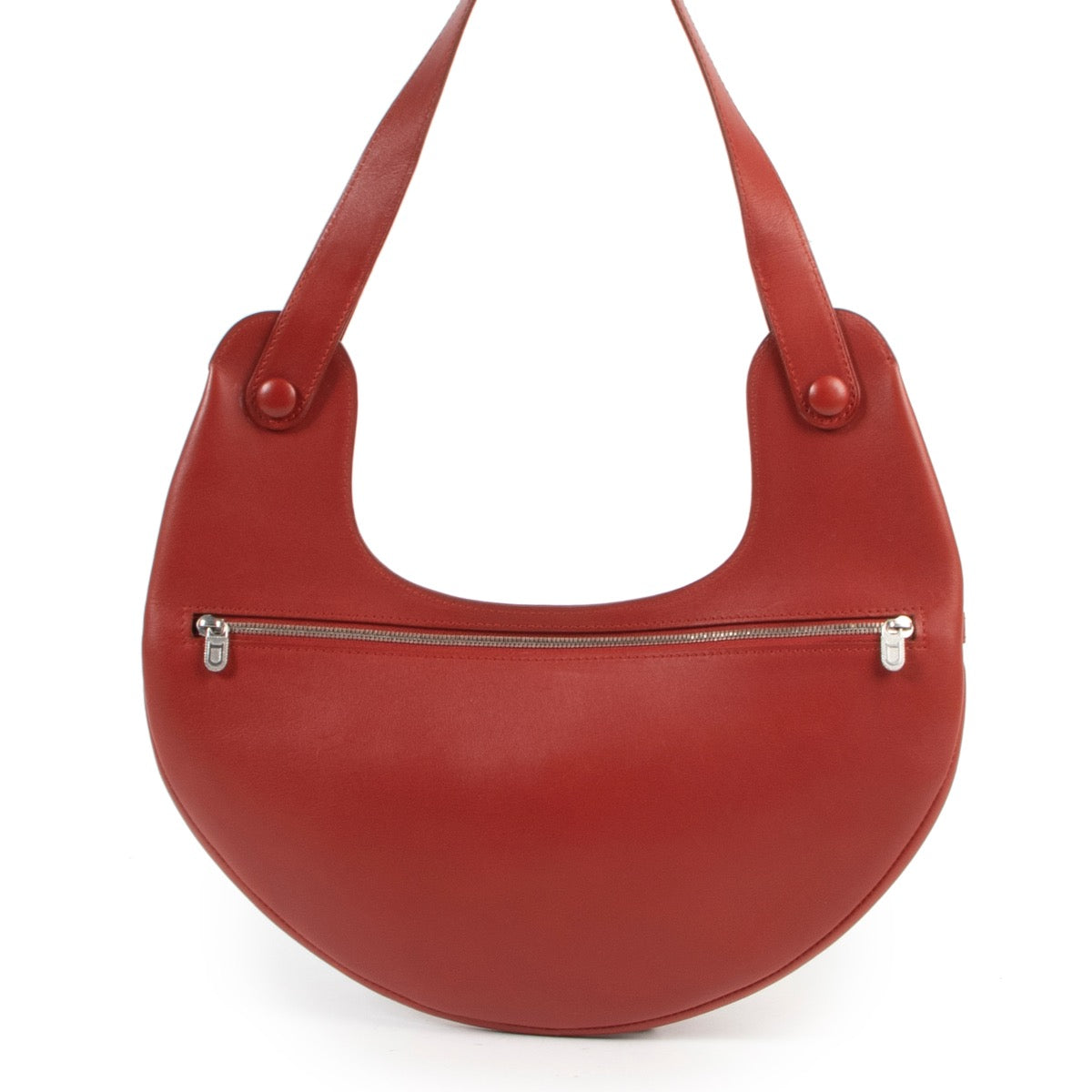 Acheter en ligne Delvaux sac en cuir rouge.