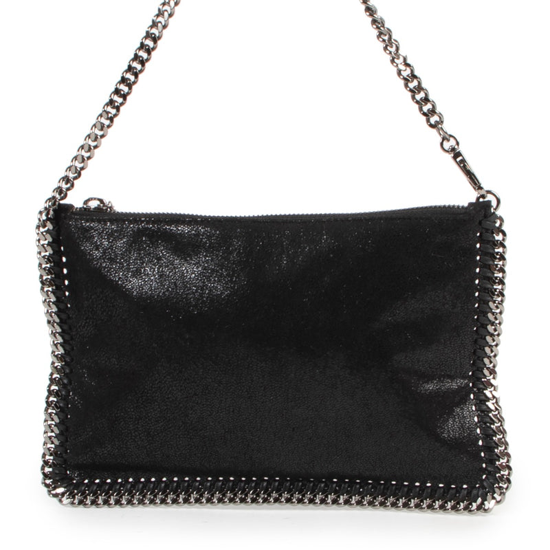 Buy authentic second hand Stella McCartney Black Falabella Clutch at the right price.